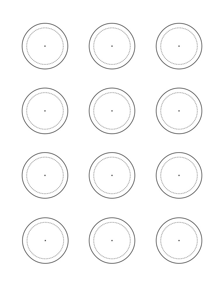 1.5 Inch Macaron Template Printable: A Guide to Creating Perfect Macarons