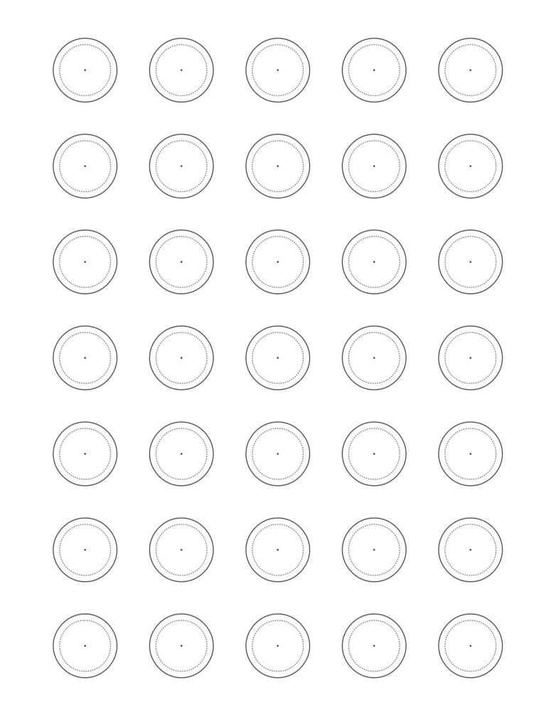 1 Inch Macaron Template Printable: Your Guide to Perfect Macarons