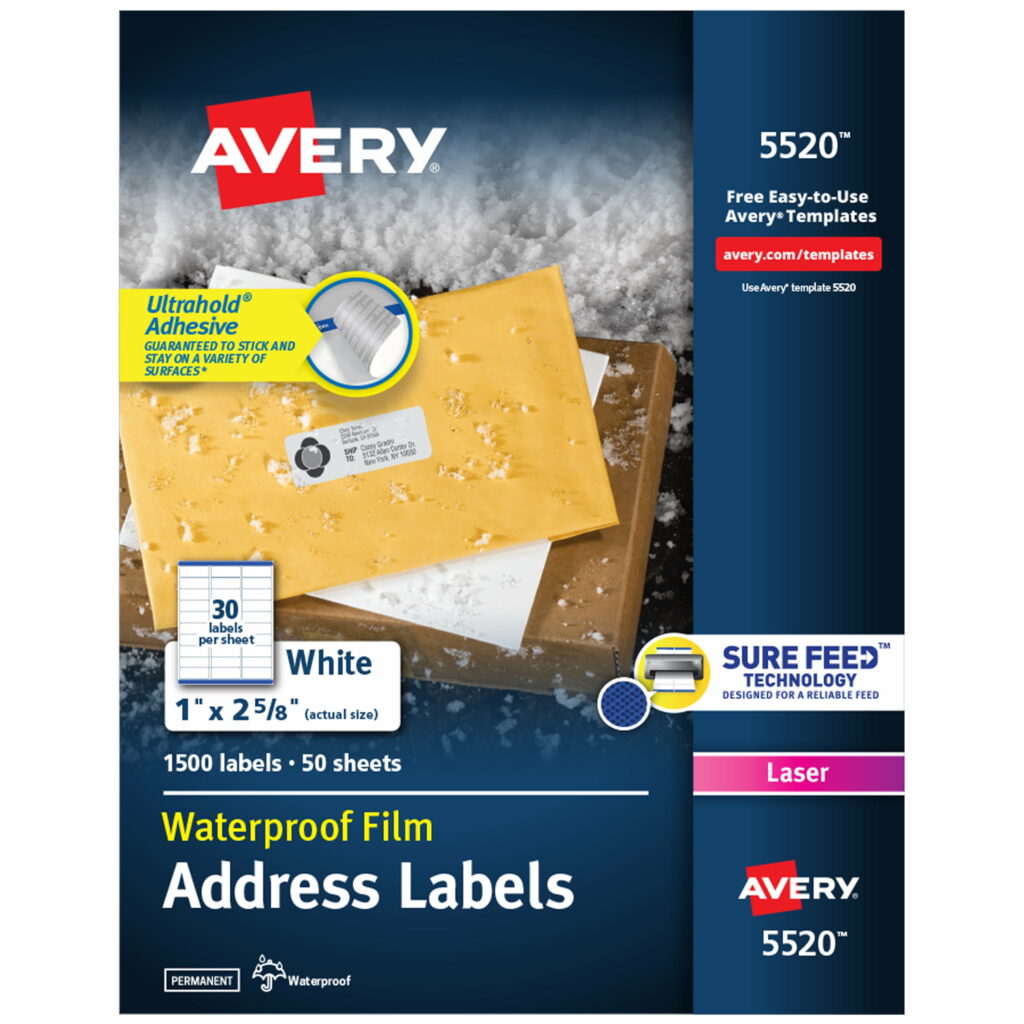 1 X 2 5/8 Printable Labels: A Comprehensive Guide to Customization and ...