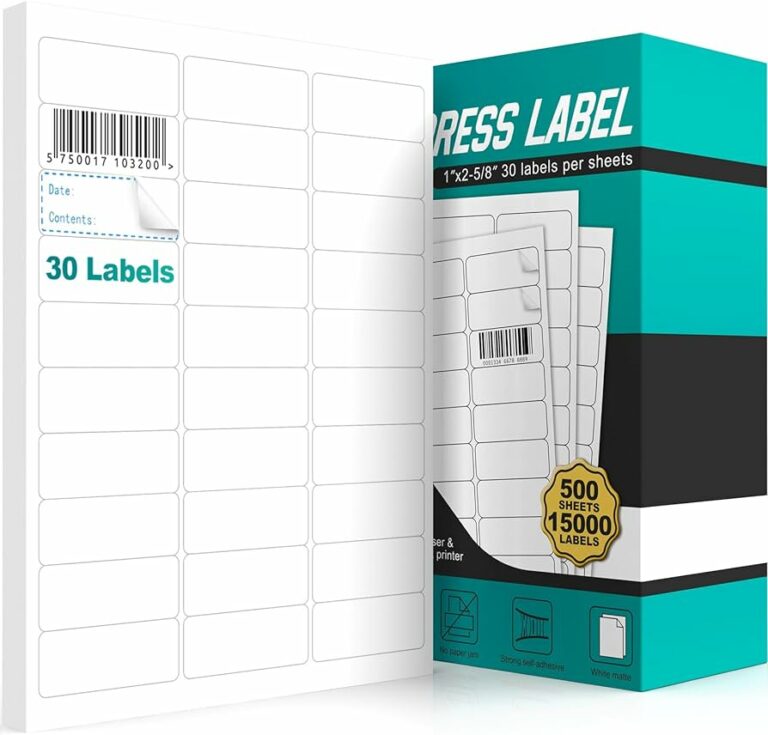 1 X 5 Printable Labels: A Comprehensive Guide for Organization and Efficiency