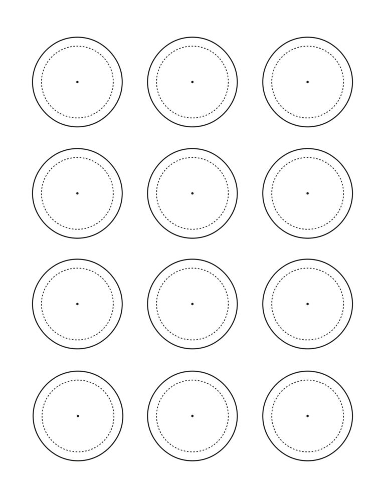 2 Inch Macaron Template Printable: Elevate Your Baking Skills