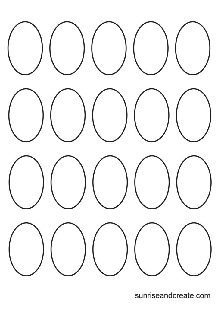 2 Inch Oval Template Printable: A Comprehensive Guide for Design and Measurement