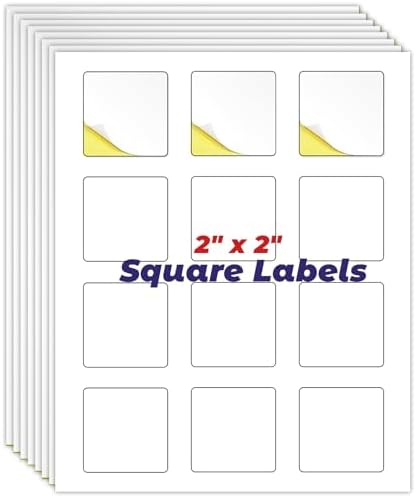 2 X 2 Printable Labels: A Versatile Tool for Organization and Customization