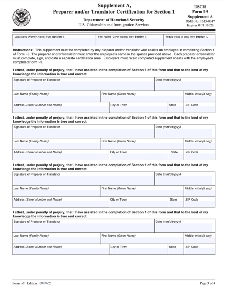 2024 I-9 Printable Form: A Comprehensive Guide