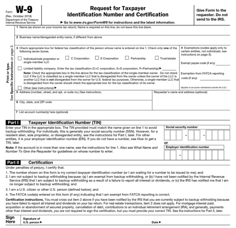 2024 W-9 Printable Form: Your Guide to Accurate Completion and Filing