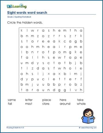 2nd Grade Printable Word Search: A Fun and Educational Activity