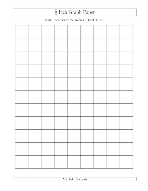 3 4 Inch Grid Paper Free Printable: A Comprehensive Guide