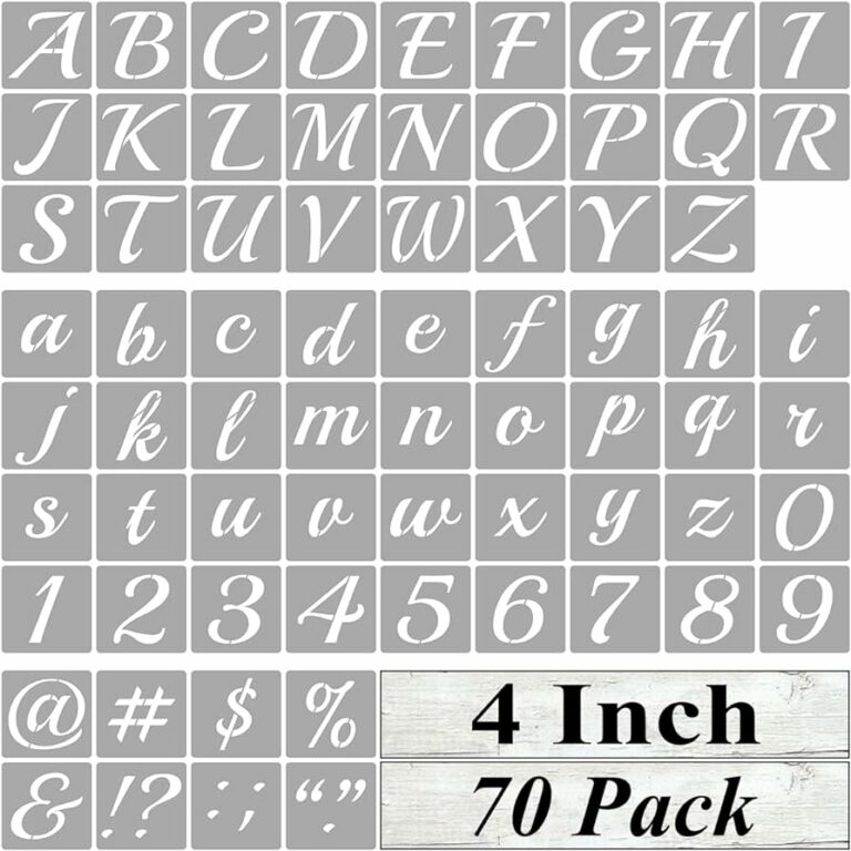 4 Inch Printable Alphabet: A Comprehensive Guide to Enhance Learning and Creativity