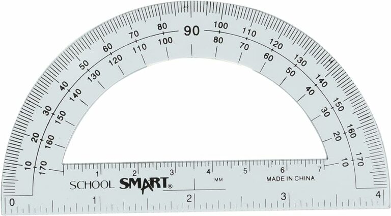 4 Inch Printable Protractor: A Versatile Tool for Accurate Angle Measurement