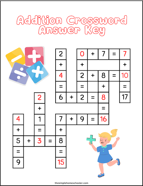 4th Grade Math Crossword Puzzles Printable: A Fun and Engaging Learning Tool