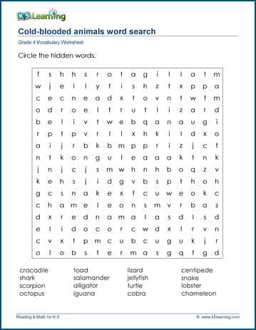 4th Grade Word Search Printable PDF: A Fun and Educational Resource