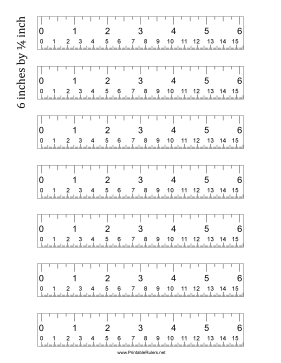 6 Inch Ruler Actual Size Printable: A Comprehensive Guide