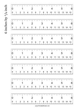 6 Inch Ruler Image Printable: A Versatile Tool for Measurement and Education