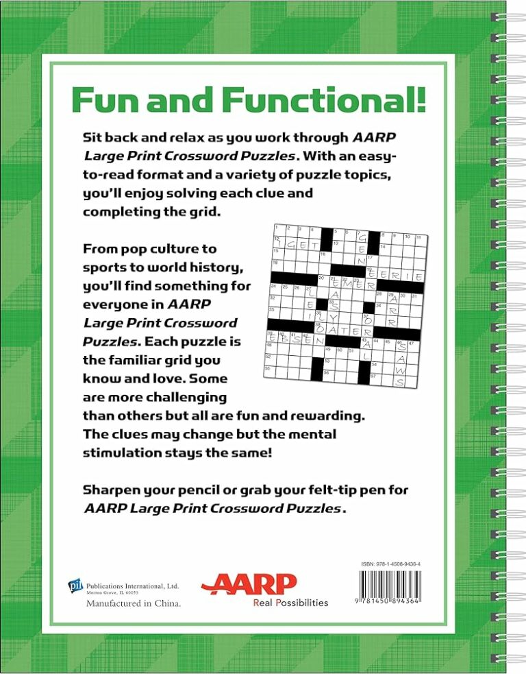 AARP Quick Crossword Today Printable: A Guide to Solving and Enjoying