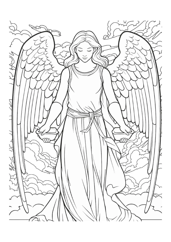 Angel Colouring Pages Printable: A Guide to Relaxation, Inspiration, and Learning