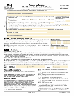 Blank W9 Printable Form: A Comprehensive Guide
