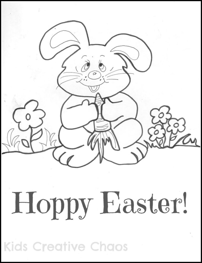 Bunny Coloring Pages Free Printable: A Hoppy Adventure for Kids