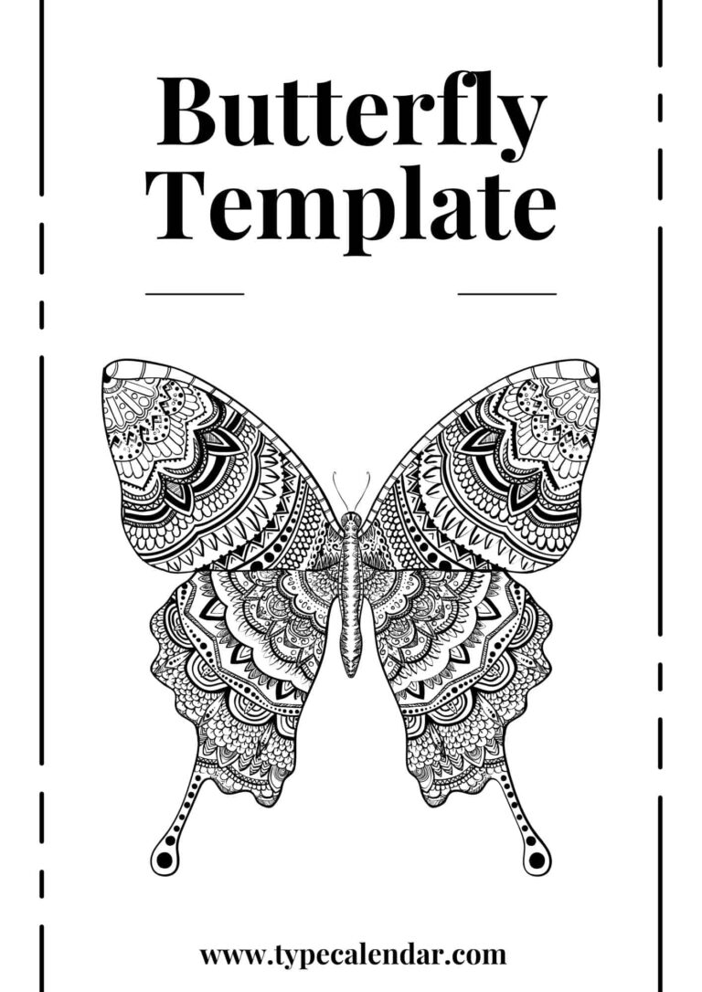 Butterfly Template Printables: A Guide to Design, Customization, and Display