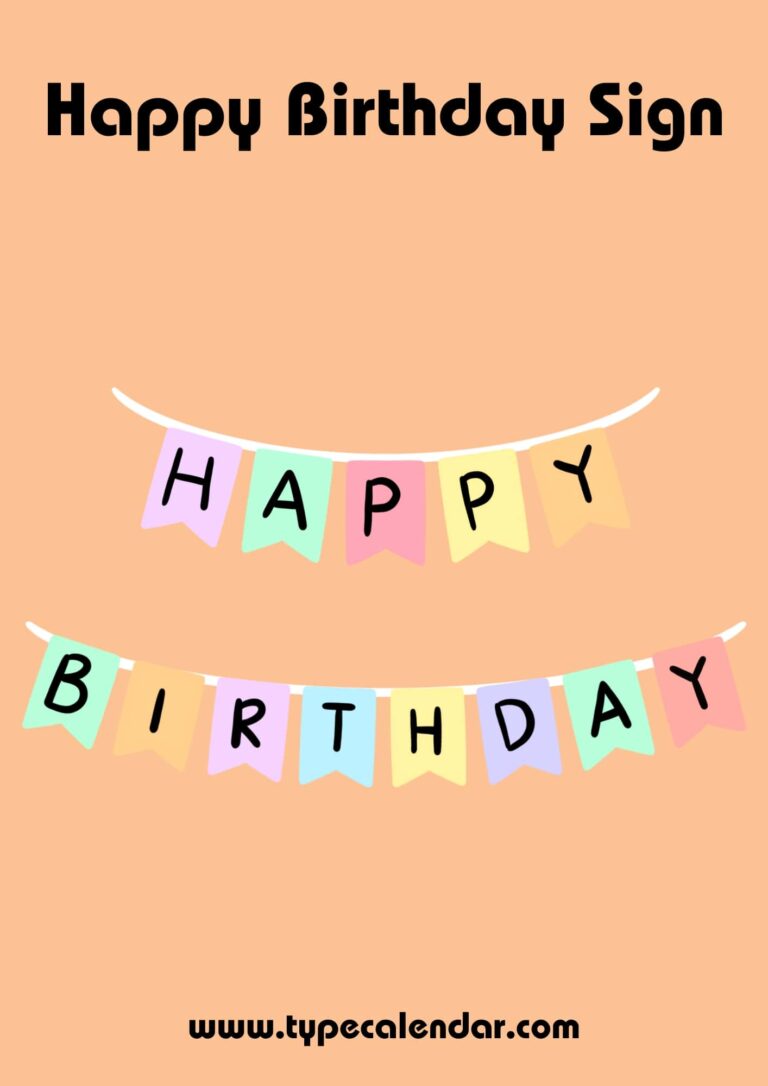 Celebrate with Joy: Free Happy Birthday Printable Sign to Make Your Day Special