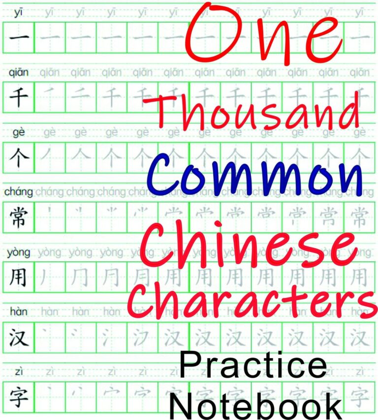 Chinese Characters Printable Worksheet: A Comprehensive Guide to Mastering Chinese Writing