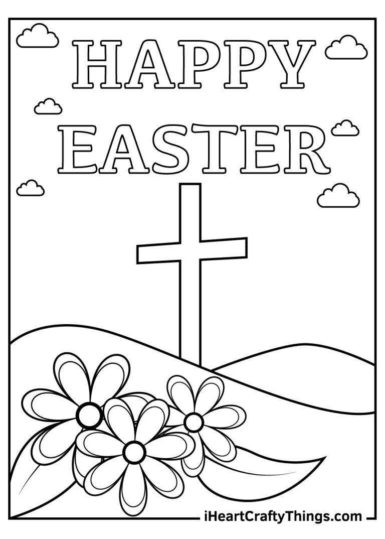Christian Easter Coloring Pages: Printable, Free, and Full of Faith