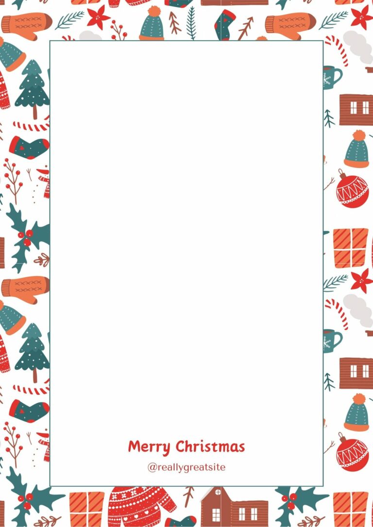 Christmas Border Paper Free Printable: Design Ideas, Templates, and Creative Uses