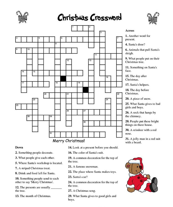 Christmas Printable Crossword Puzzles: A Festive Way to Learn and Have Fun