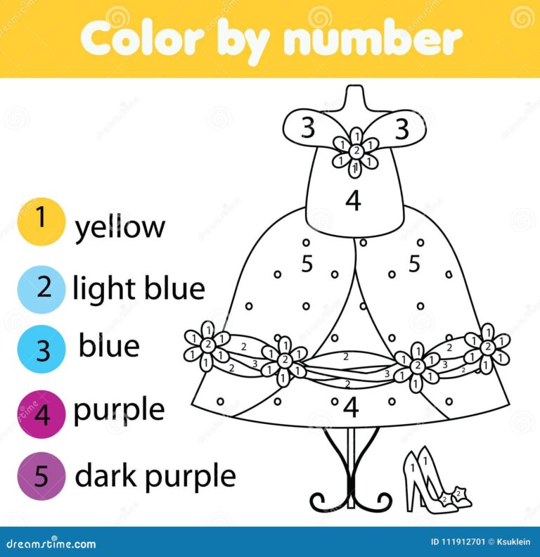 Coloring Pages Dresses Printables: A Fun and Educational Activity for Kids