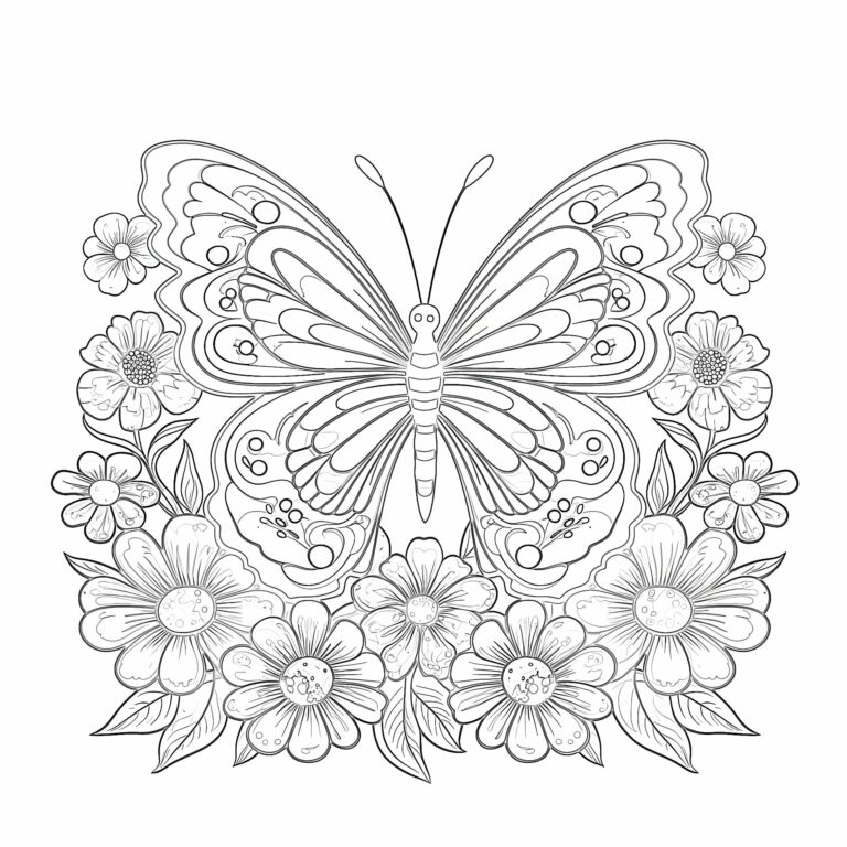 Coloring Pages Printable Butterfly: A Creative and Calming Activity