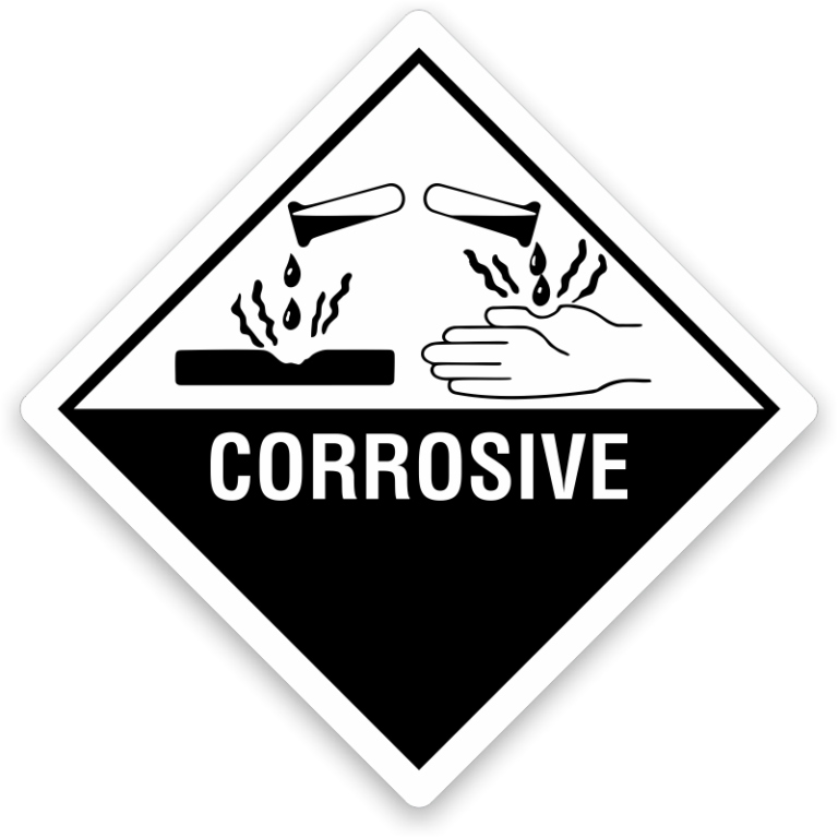Corrosive 8 Label Printable: A Guide to Safe Handling and Compliance