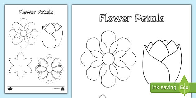 Cut Out Printable Flower Petal Template: Unleash Your Floral Creativity