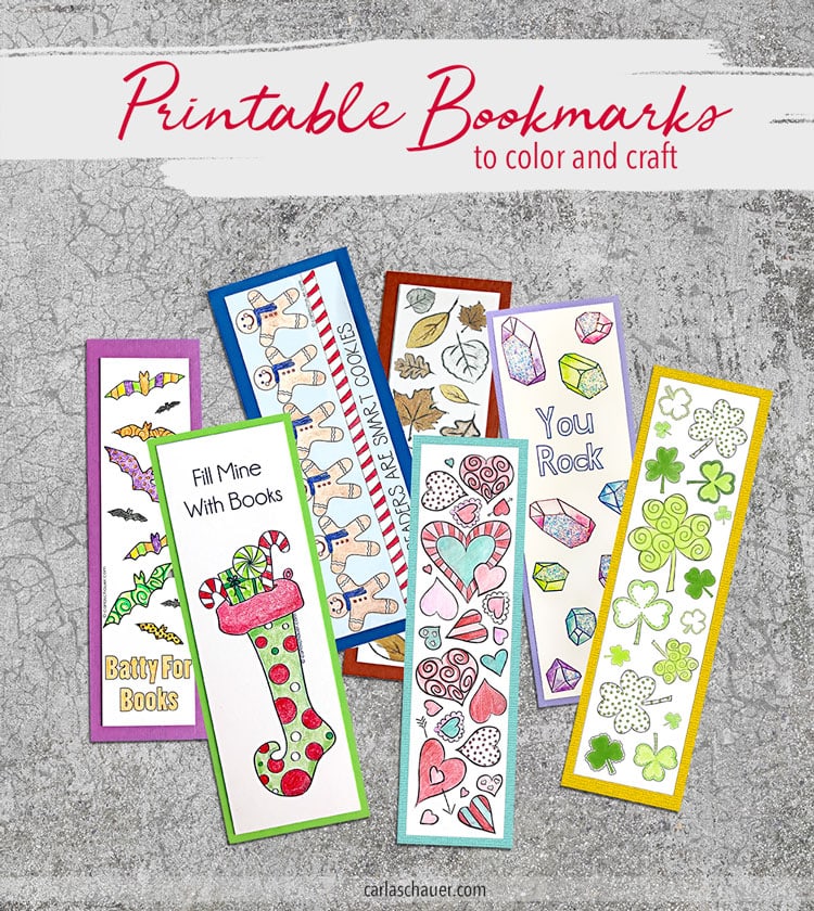 Cute Free Printable Bookmarks to Color: A Creative and Relaxing Activity