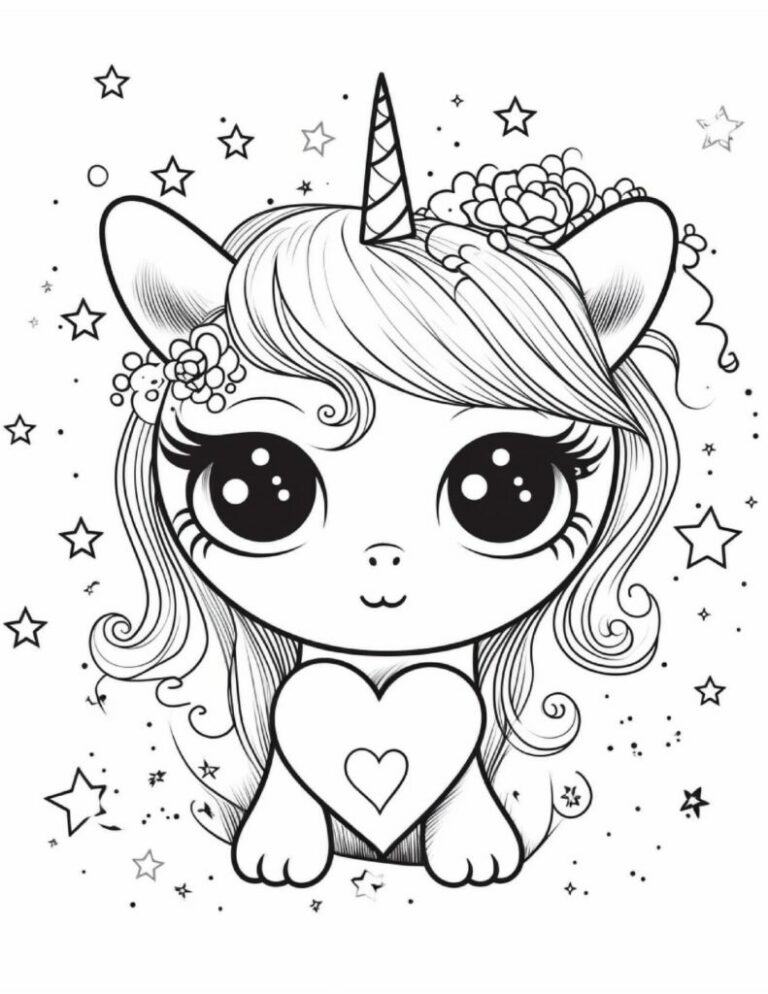Cute Kawaii Printable Coloring Pages: A Delightful Journey for Relaxation and Creativity