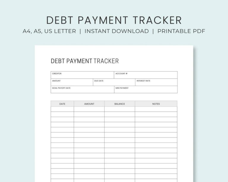 Debt Payoff Printable Worksheet: A Comprehensive Guide to Financial Freedom