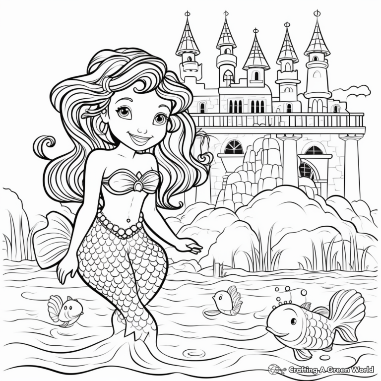 Discover the Enchanting World of Printable Mermaid Colouring Pages
