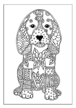 Dog Coloring in Pages Printable: Unleash Your Creativity and Find Serenity