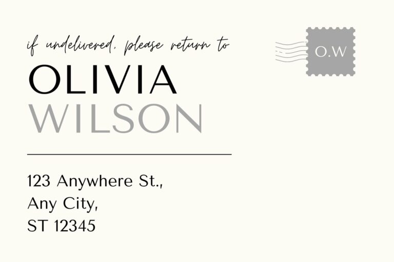 Downloadable Free Printable Address Label Templates for Every Occasion