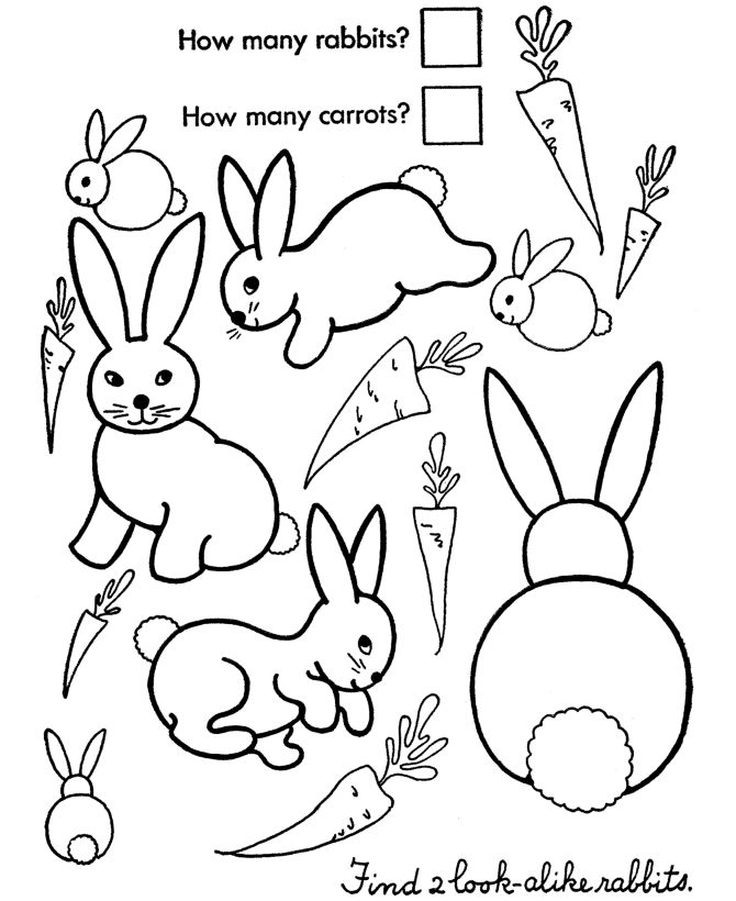Easter Bunny Colouring Pages Printable: Fun and Educational Activities for Kids