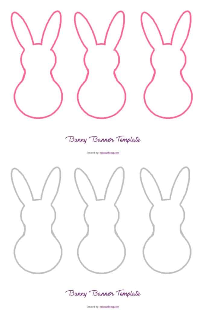 Easter Bunny Cutouts Printable: A Guide to Printable and DIY Easter Bunny Decorations