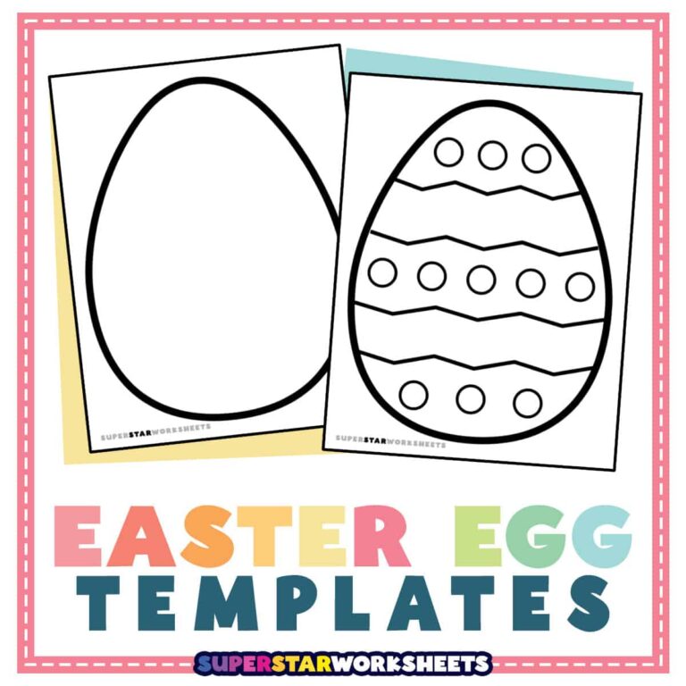 Easter Egg Template Printable: Create Stunning Eggs with Ease