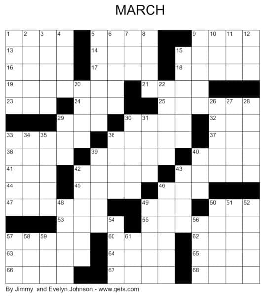 Easy Printable Crossword Puzzles For Seniors: A Guide to Enjoyable Mental Exercise