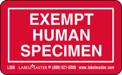 Exempt Human Specimen Label Printable: A Comprehensive Guide for Healthcare Professionals