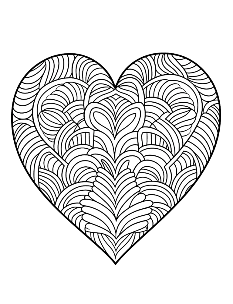 Free Heart Coloring Pages Printable: Unlocking Creativity and Inspiration