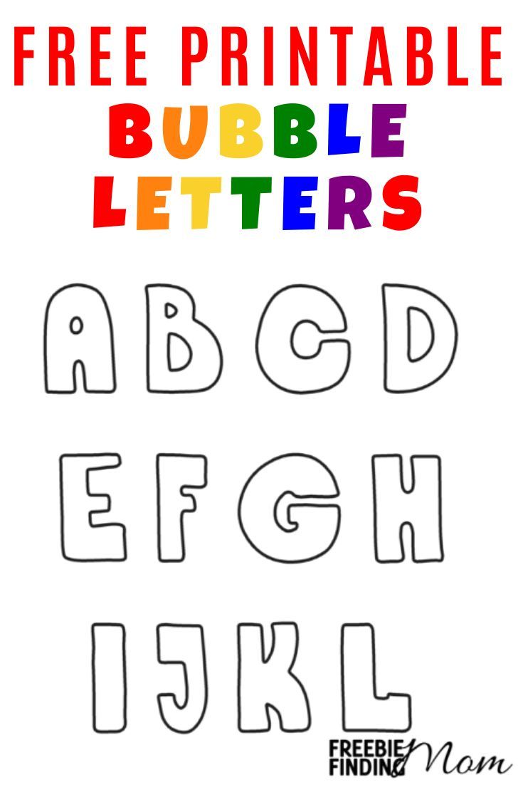 Free Printable 4 Inch Bubble Letters: Enhance Your Projects with Playful Typography