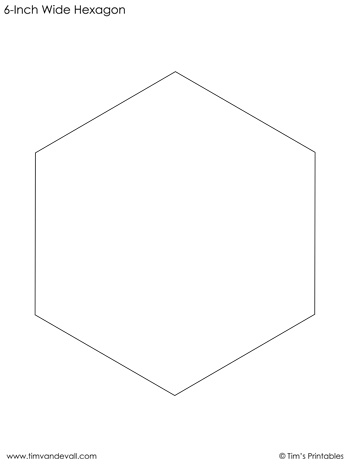 Free Printable 6 Inch Hexagon Template: Unleash Your Creativity