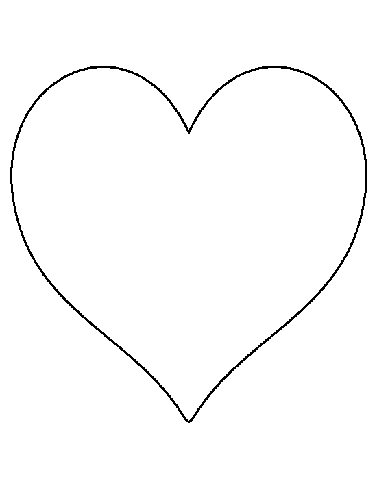 Free Printable 8 Inch Heart Template for Limitless Creative Expressions