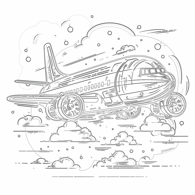 Free Printable Airplane Coloring Pages: A Creative Adventure for Kids