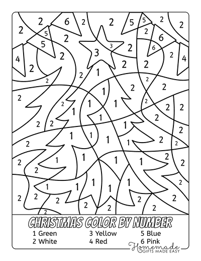 Free Printable Christmas Color By Number Printables For Adults: Relax, Unwind, and Unleash Your Creativity