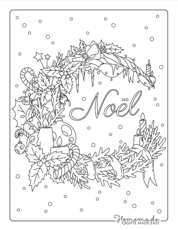 Free Printable Christmas Pictures To Color For Adults: A Relaxing and Creative Holiday Activity