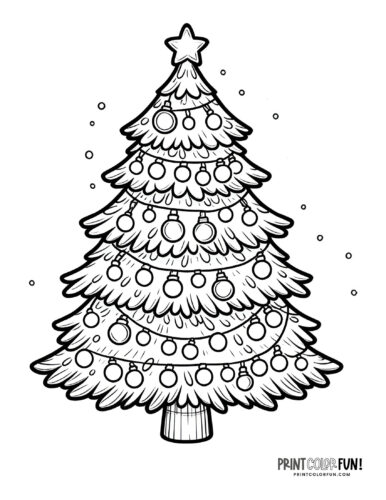 Free Printable Christmas Tree Coloring Sheets: A Creative Holiday Activity